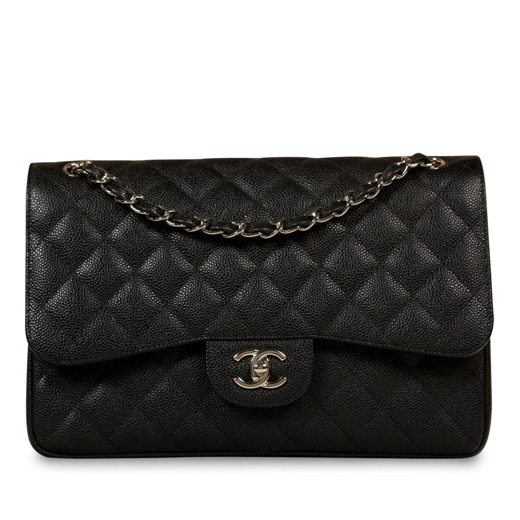 Chanel Classic Flap Bag - Jumbo - Caviar