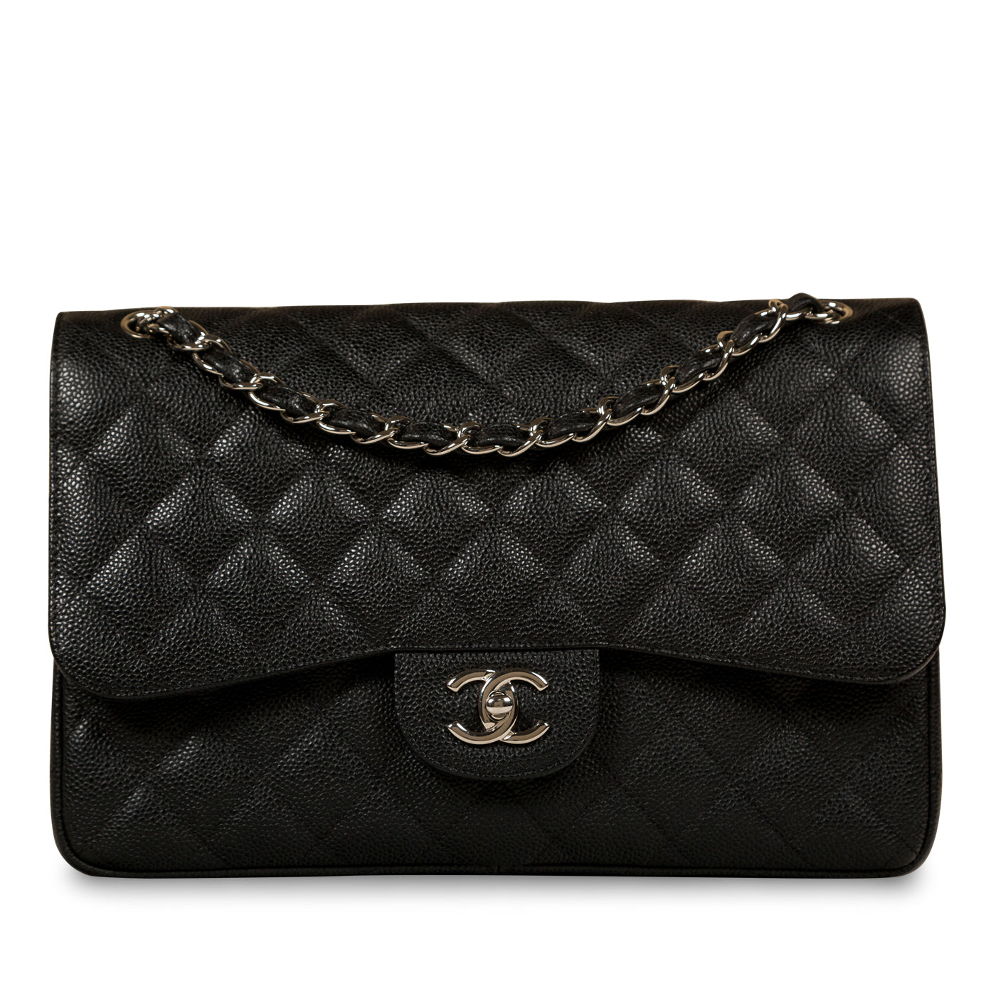 Chanel Classic Flap Bag - Jumbo - Caviar