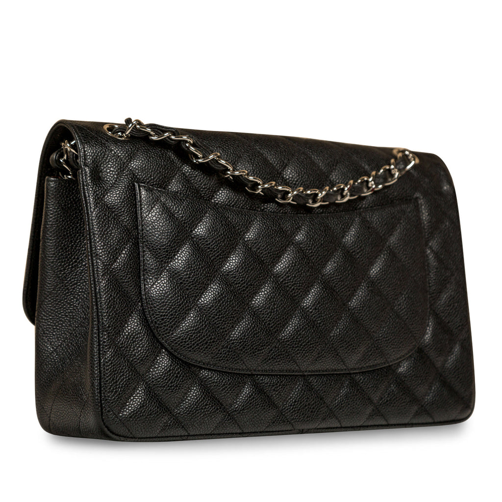 Chanel Classic Flap Bag - Jumbo - Caviar