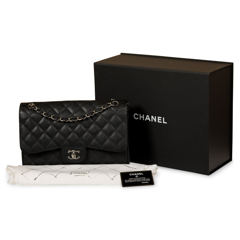 Chanel Classic Flap Bag - Jumbo - Caviar