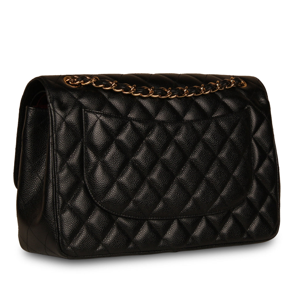 Chanel Classic Flap Bag - Jumbo - Caviar