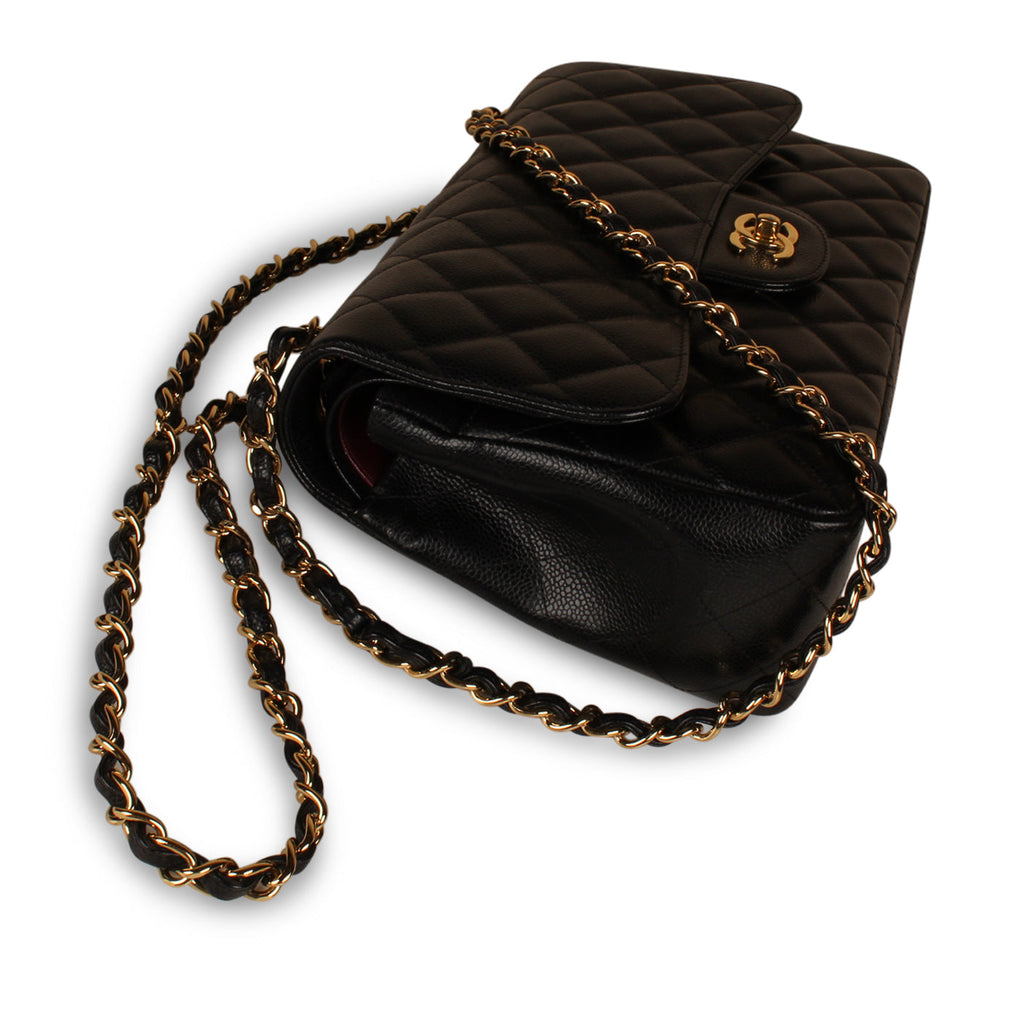 Chanel Classic Flap Bag - Jumbo - Caviar