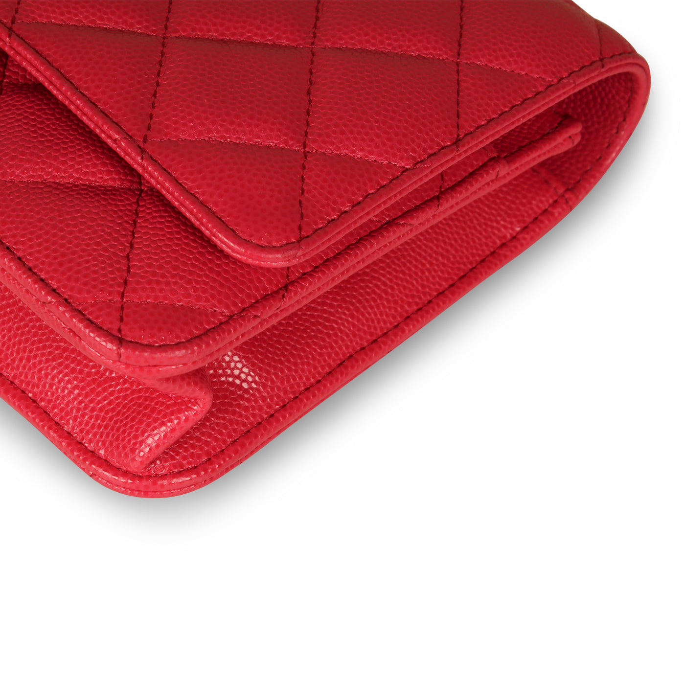 Chanel Classic Wallet on Chain - Pink Caviar