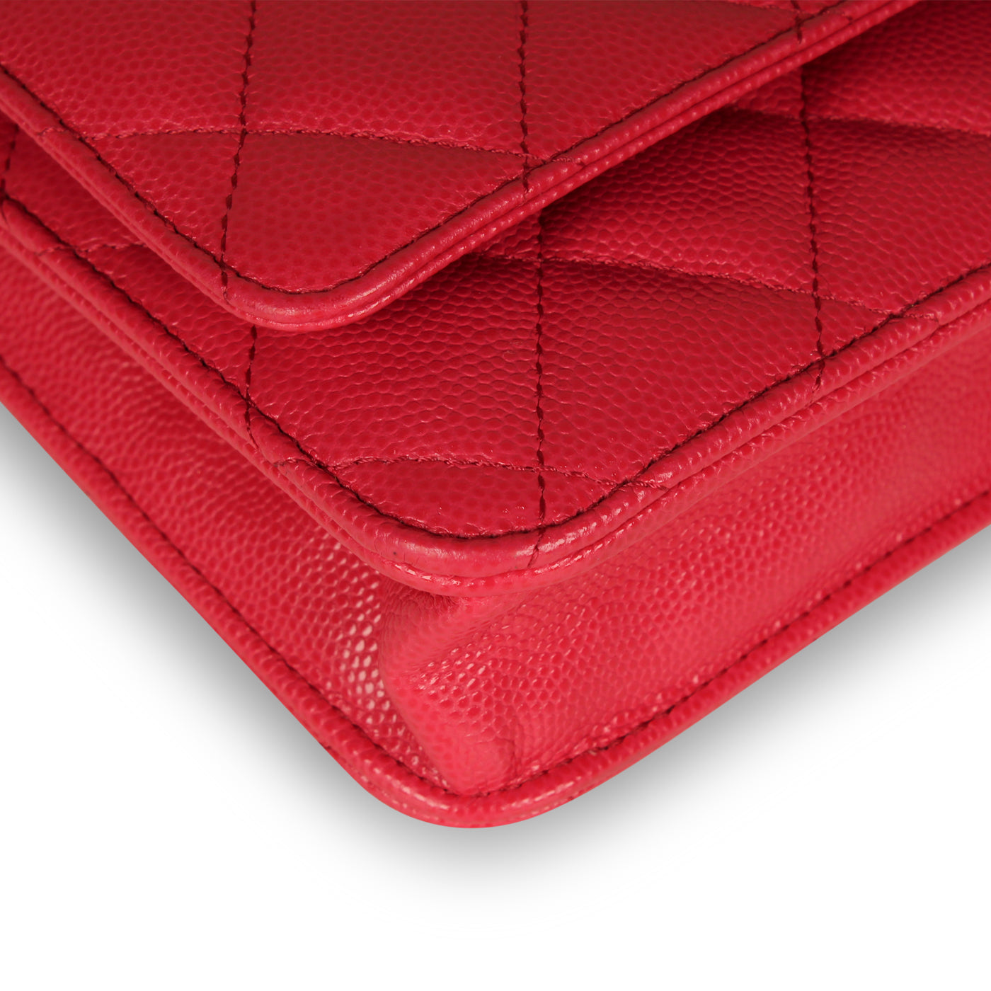 Chanel Classic Wallet on Chain - Pink Caviar