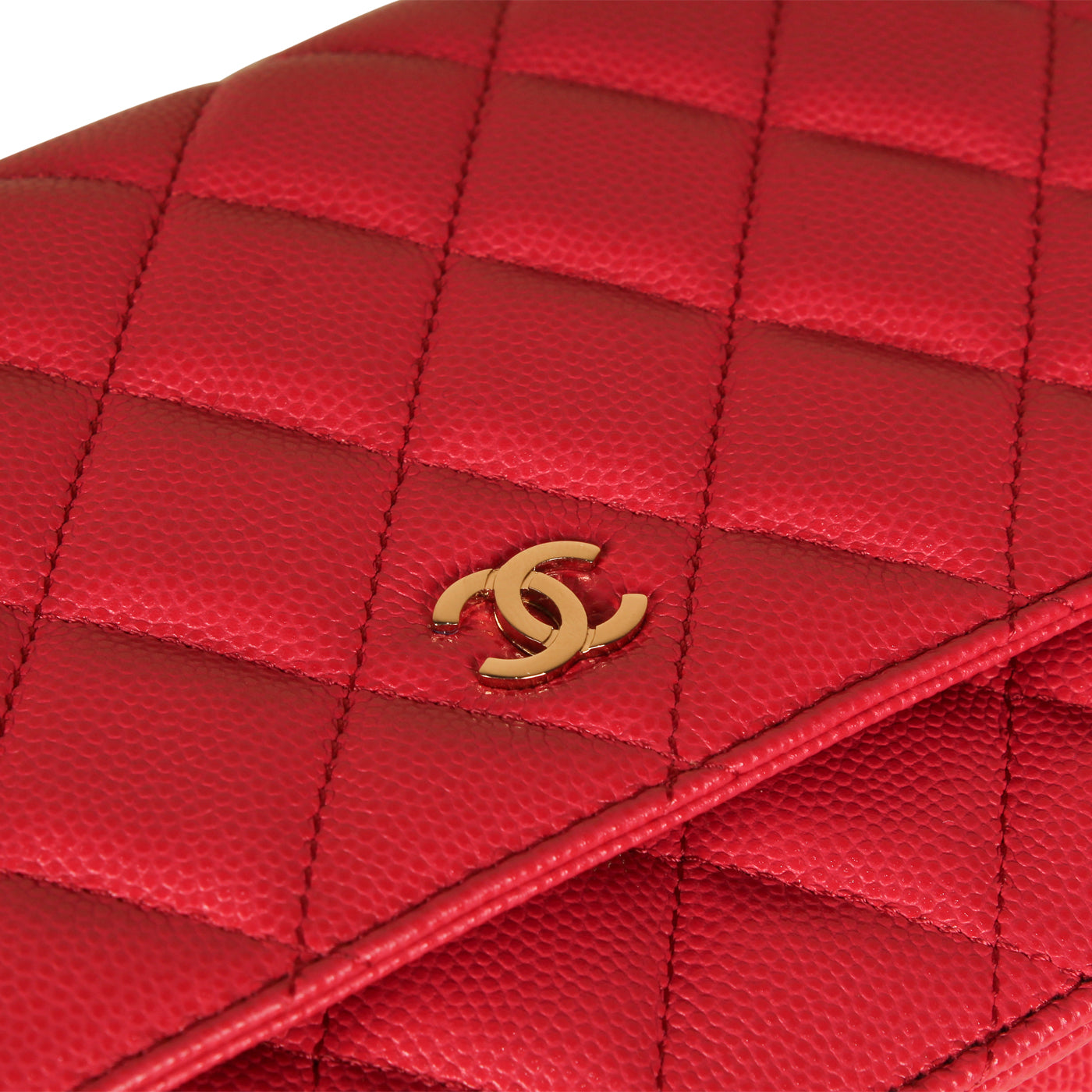 Chanel Classic Wallet on Chain - Pink Caviar