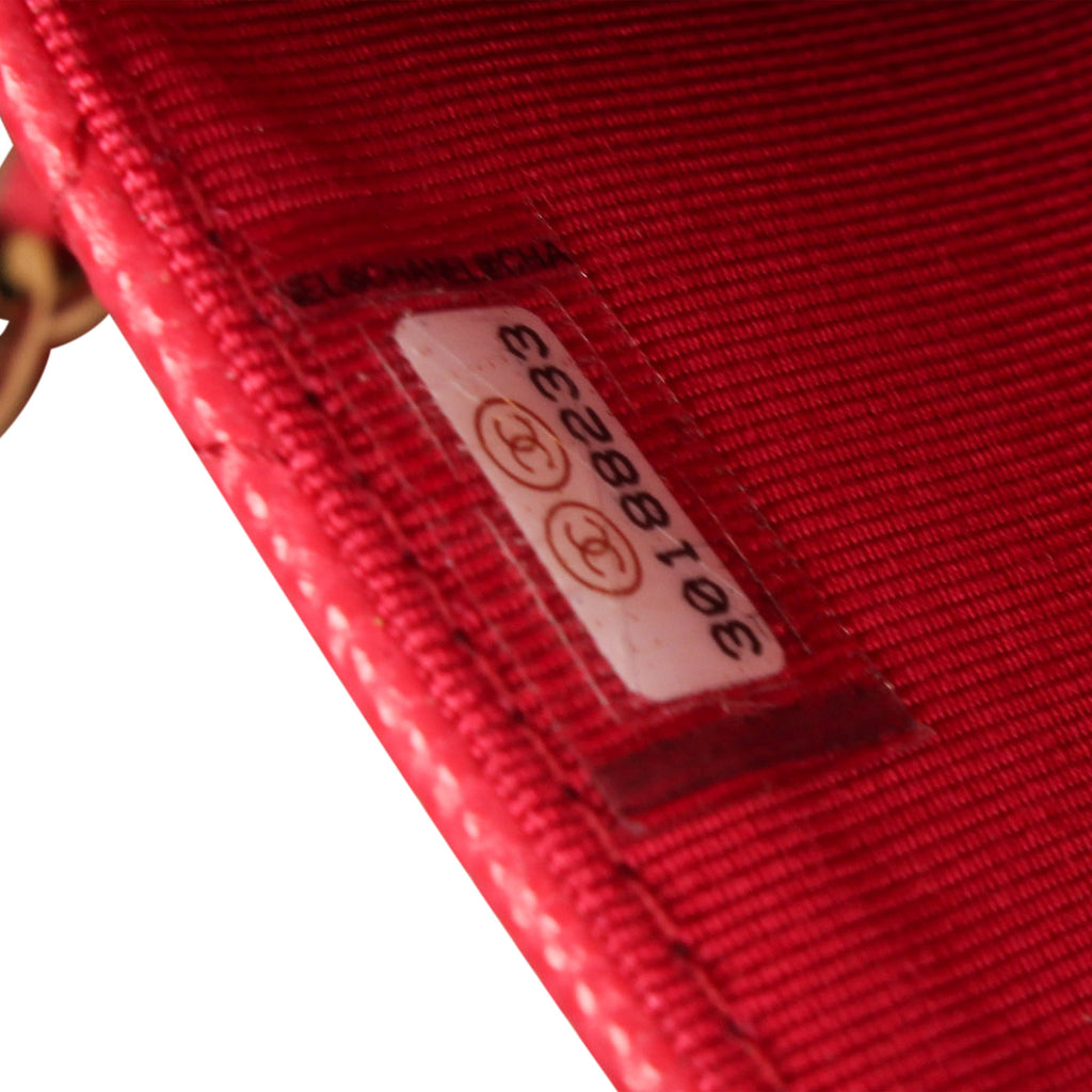 Chanel Classic Wallet on Chain - Pink Caviar