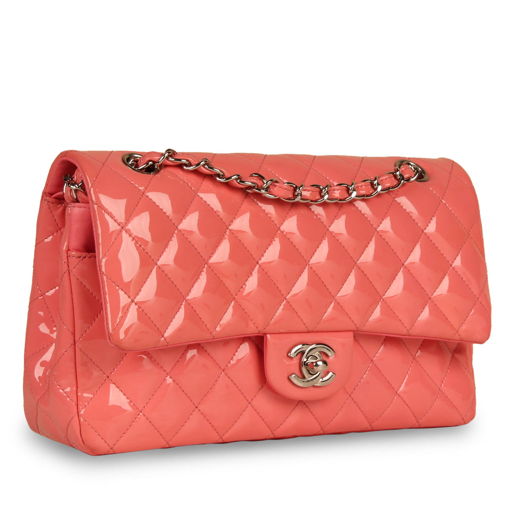 Chanel Classic Flap Bag Medium - Pink Patent