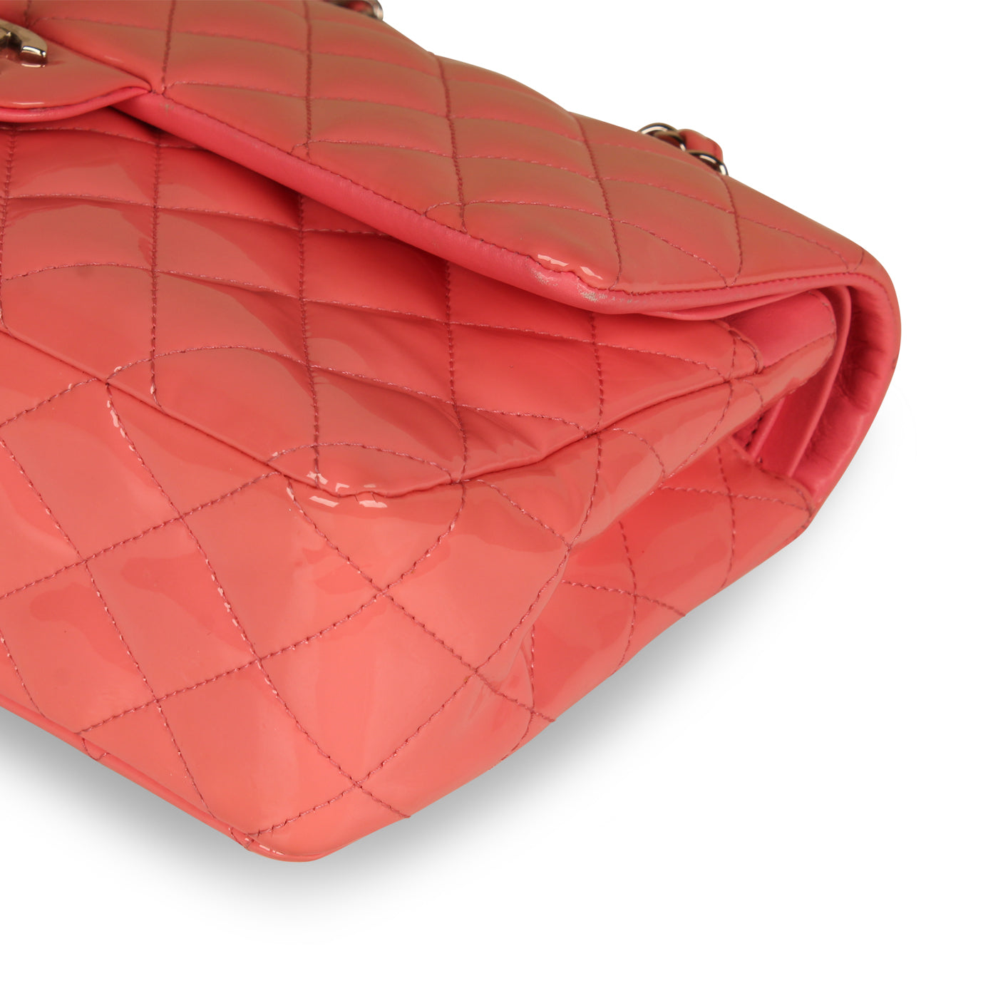 Chanel Classic Flap Bag Medium - Pink Patent