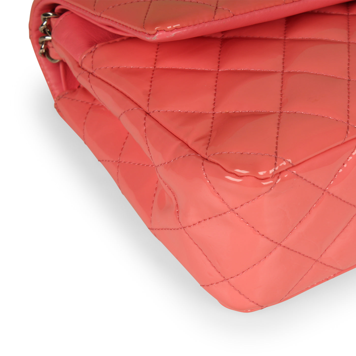Chanel Classic Flap Bag Medium - Pink Patent