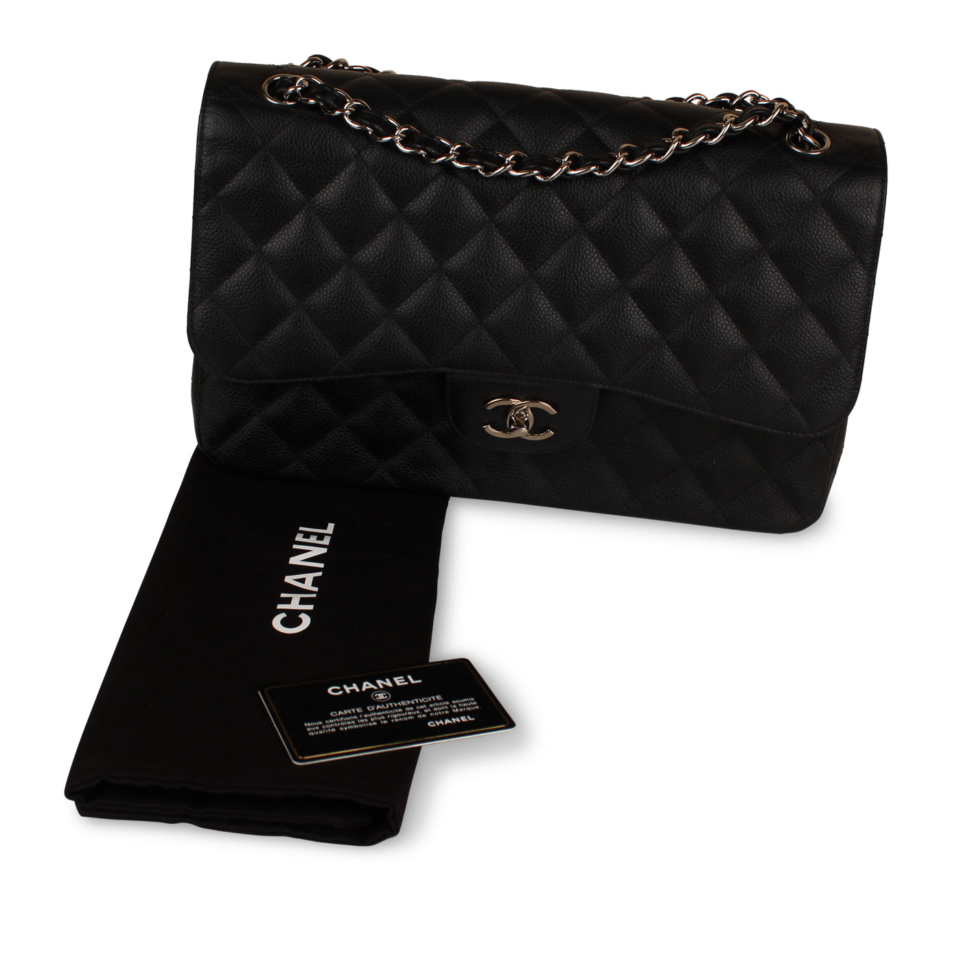 Chanel Classic Flap Bag - Jumbo - SHW