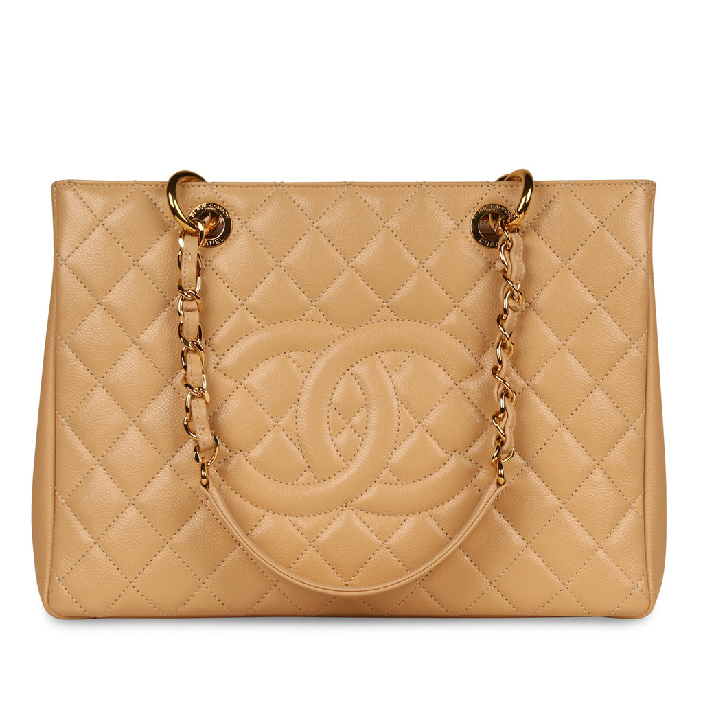 Chanel GST - Beige Caviar