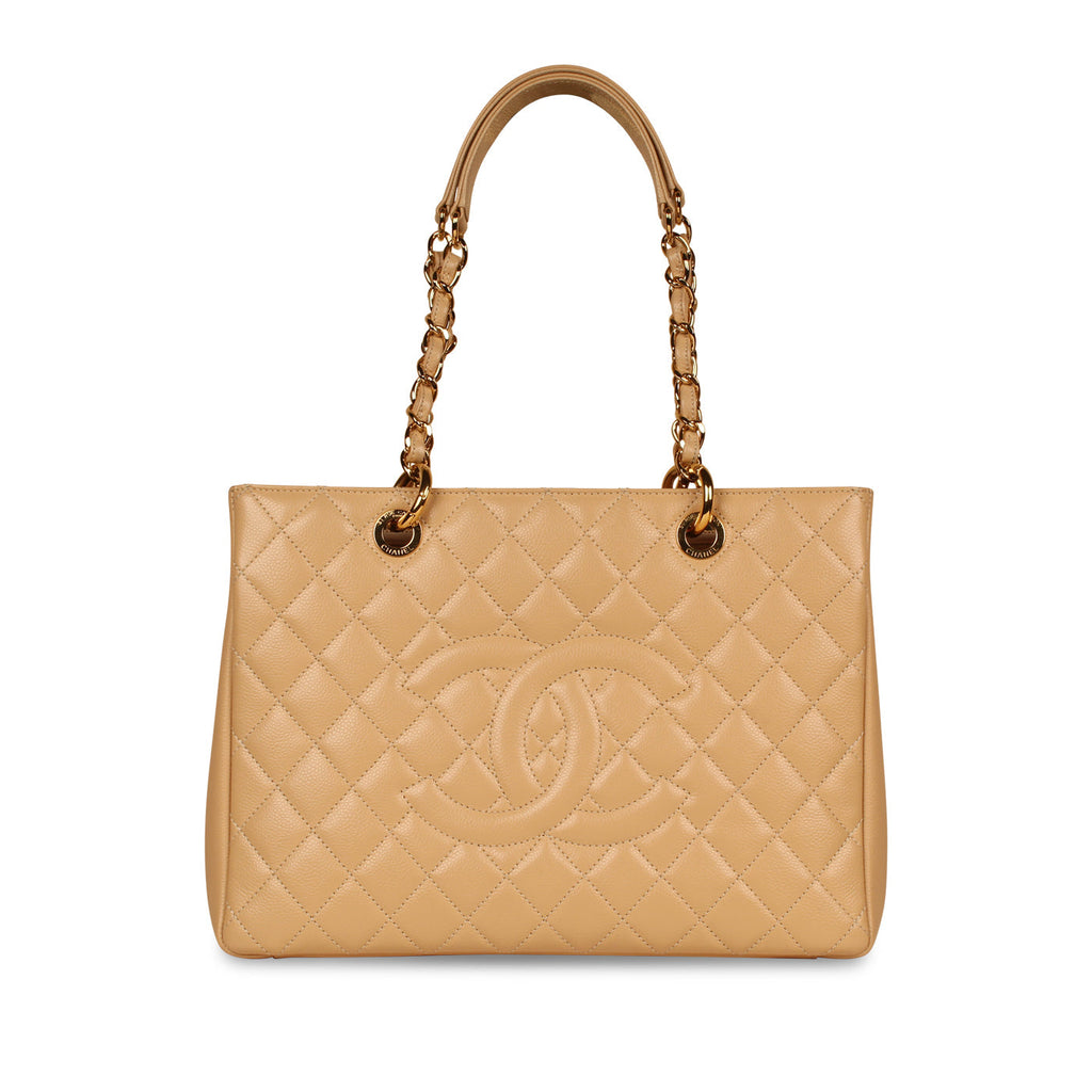 Chanel GST - Beige Caviar