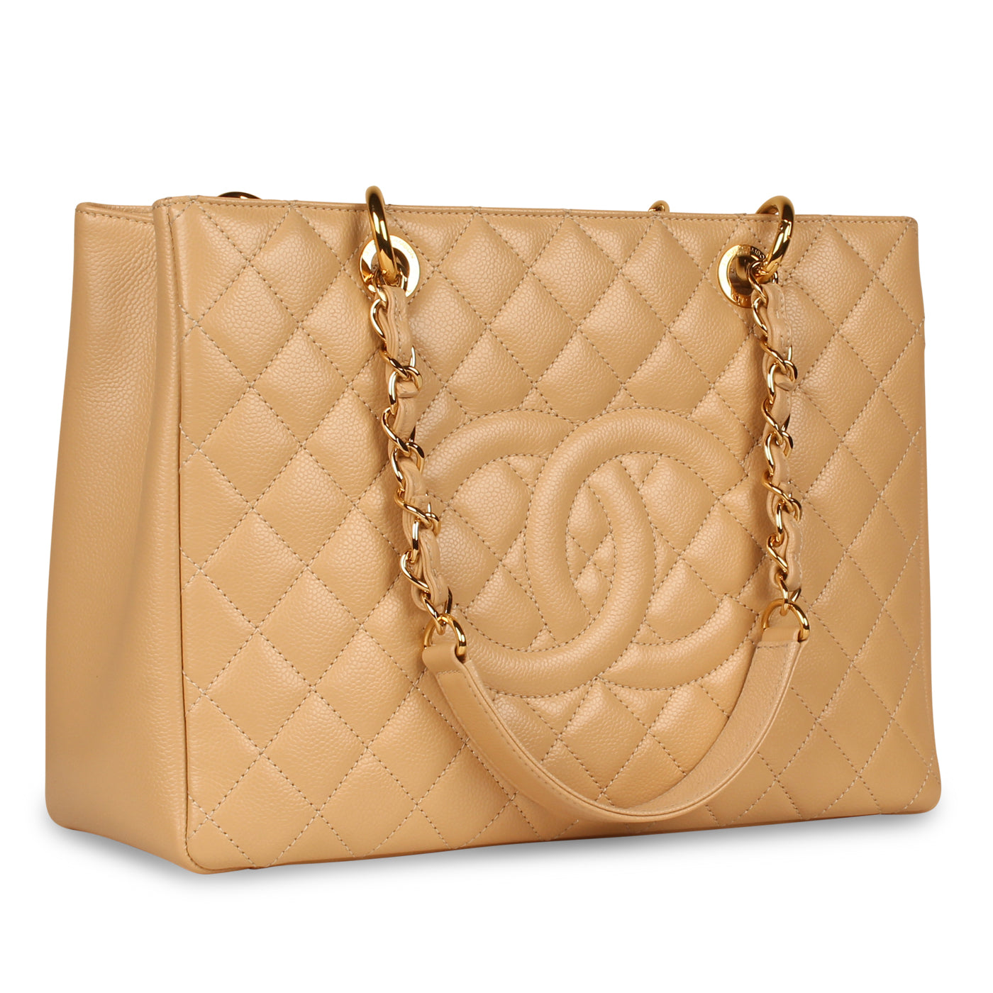 Chanel GST - Beige Caviar