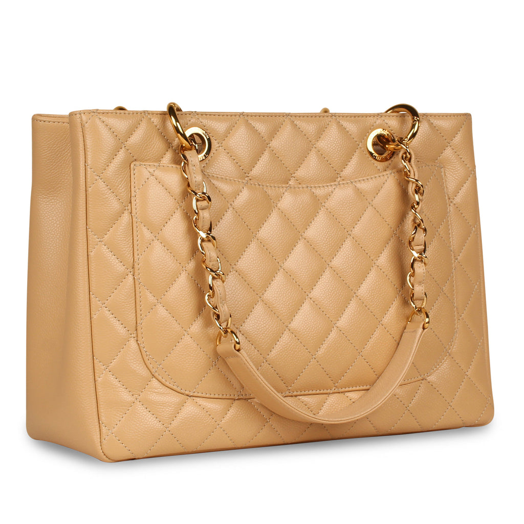 Chanel GST - Beige Caviar