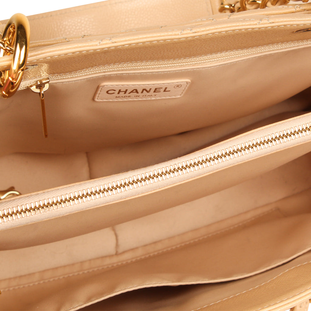 Chanel GST - Beige Caviar