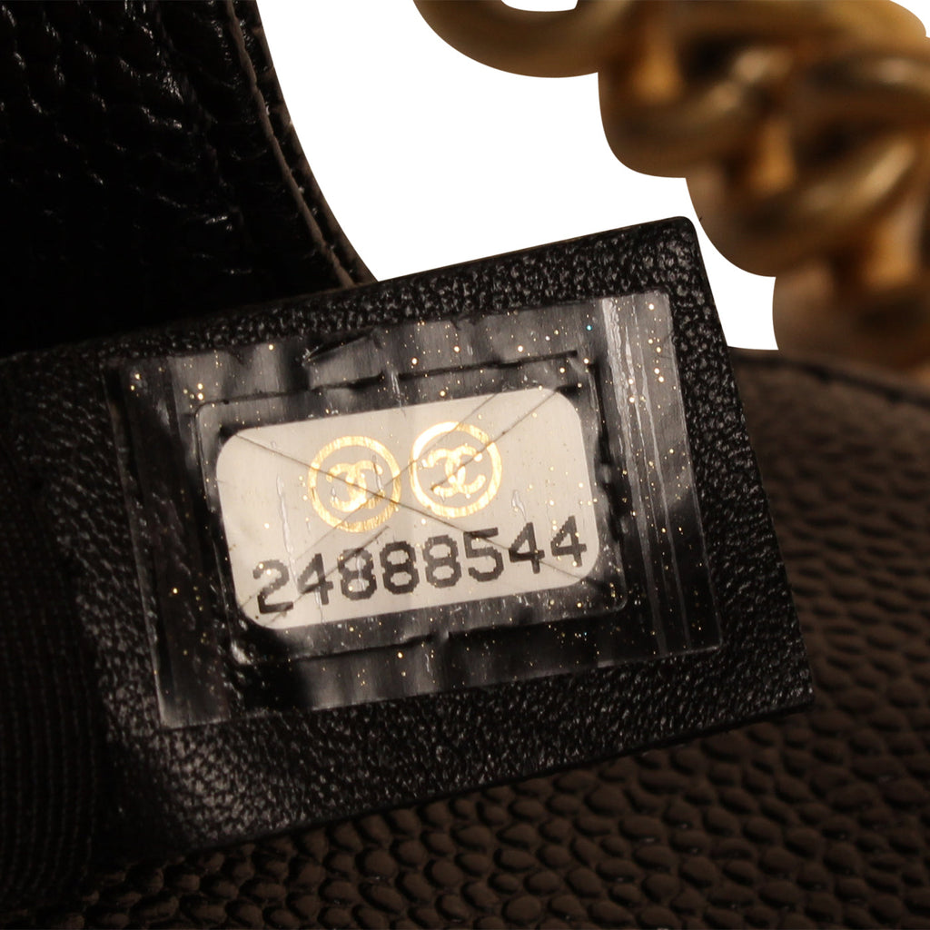 Chanel Boy Bag - Small Black Caviar
