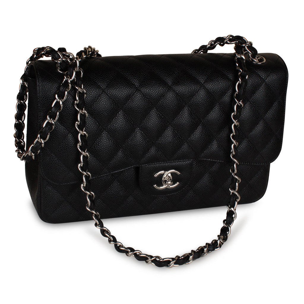 Chanel Classic Flap Bag - Jumbo - Caviar