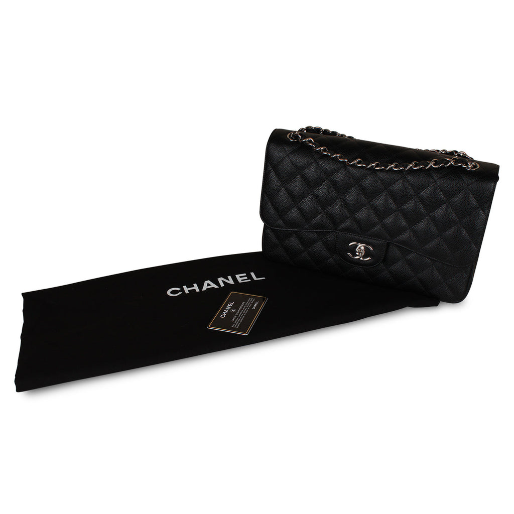 Chanel Classic Flap Bag - Jumbo - Caviar