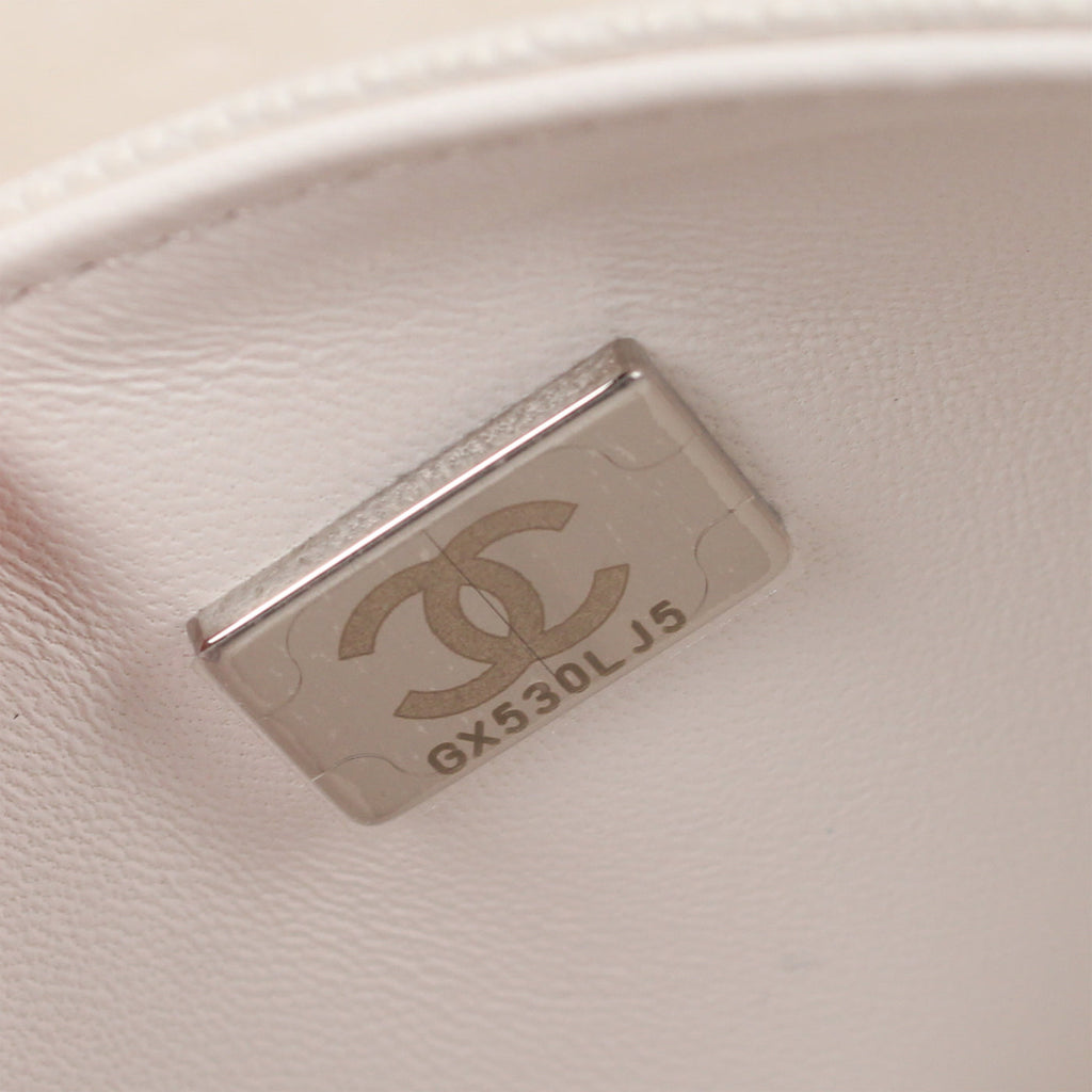 Chanel Classic Flap Bag - Small White Caviar