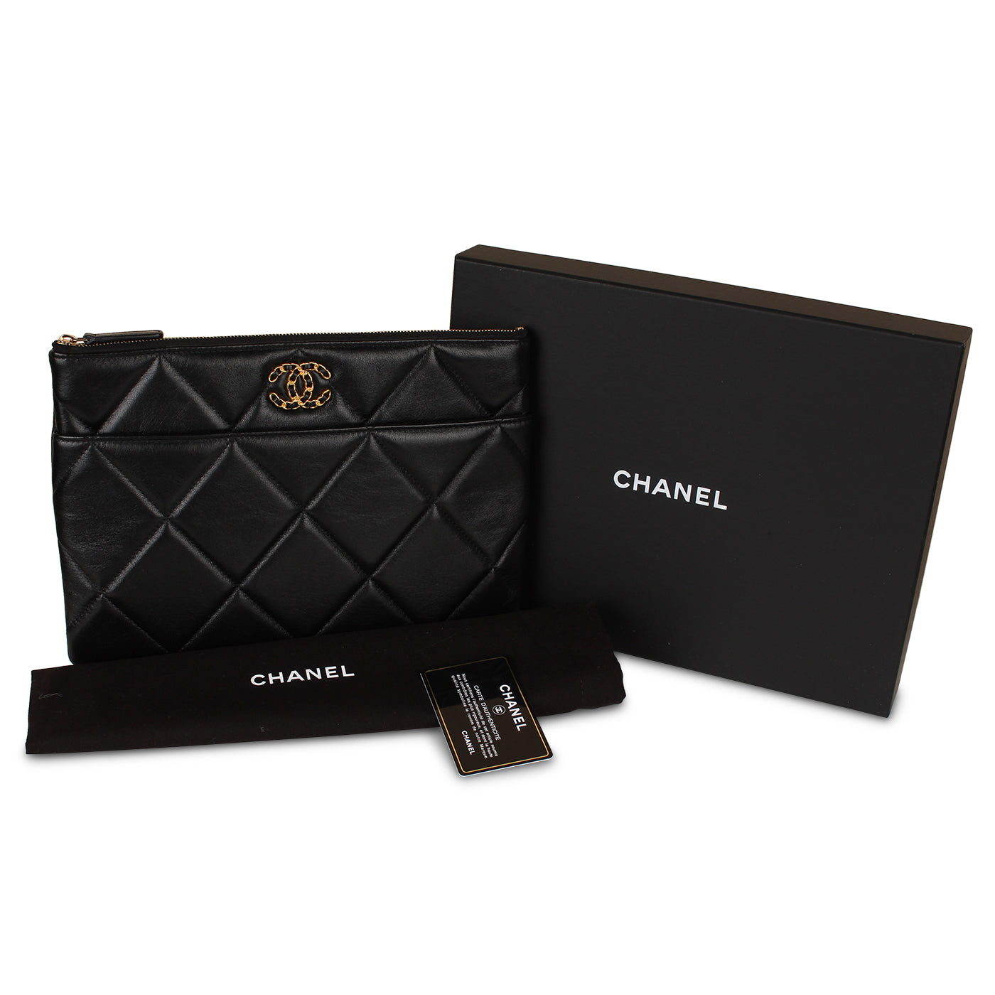 Chanel 19 Flap Clutch