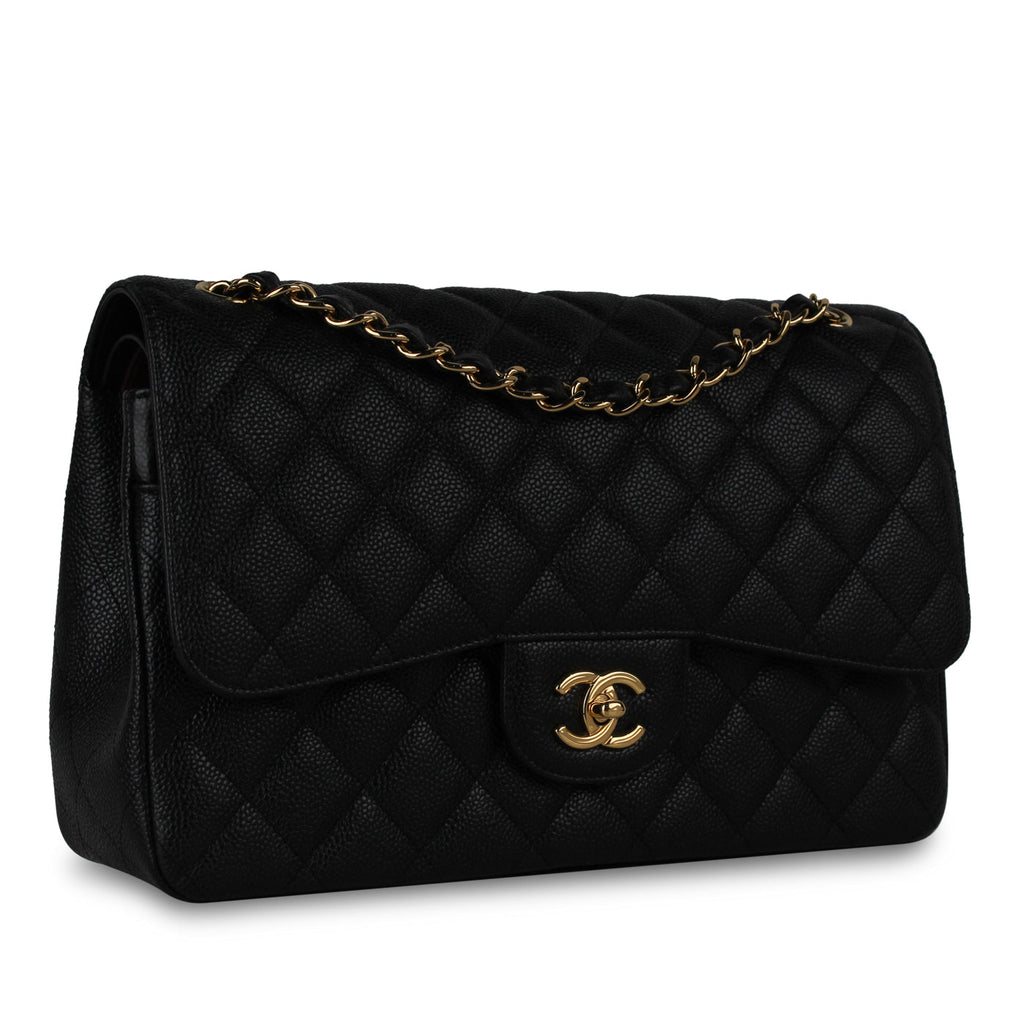 Chanel Classic Flap Bag - Jumbo - Caviar