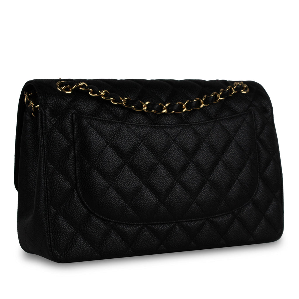 Chanel Classic Flap Bag - Jumbo - Caviar