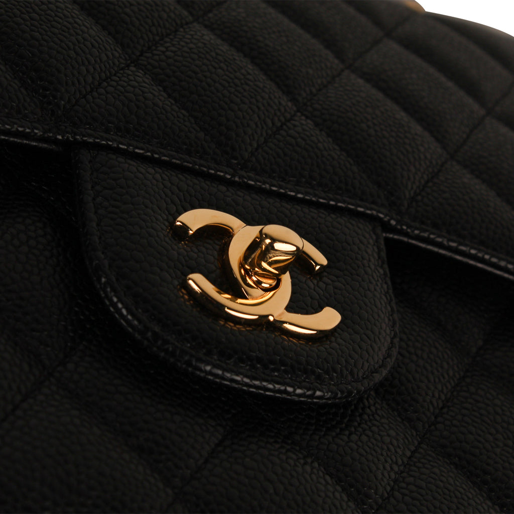 Chanel Classic Flap Bag - Jumbo - Caviar