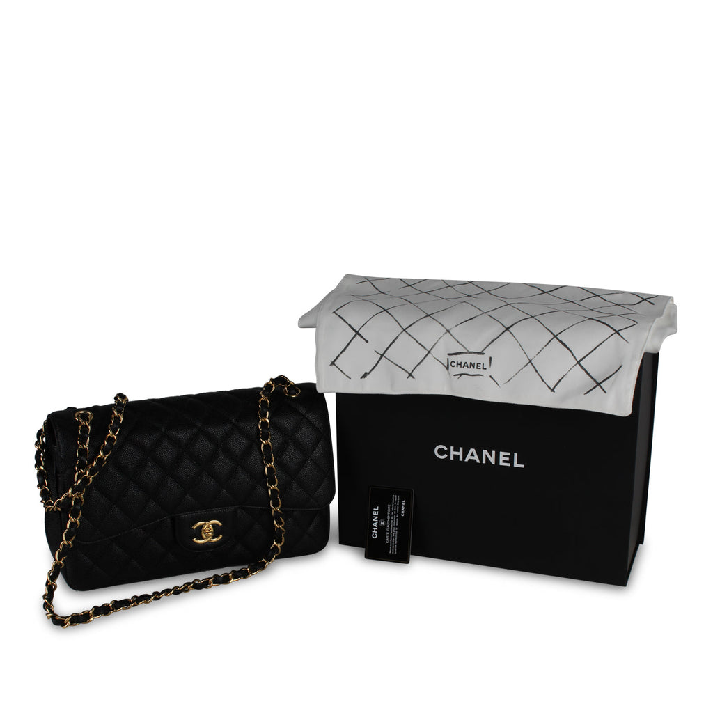 Chanel Classic Flap Bag - Jumbo - Caviar