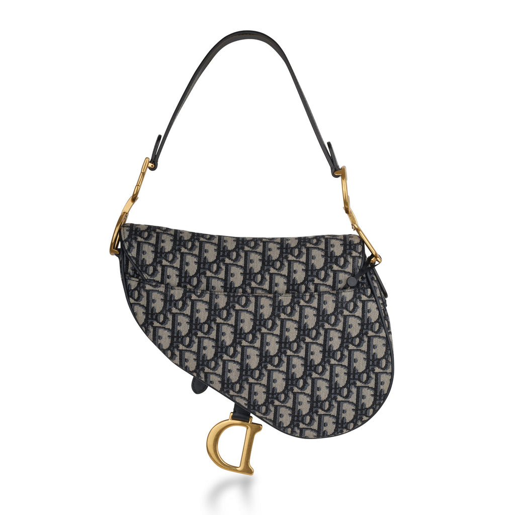 Christian Dior Saddle Bag - Oblique Canvas