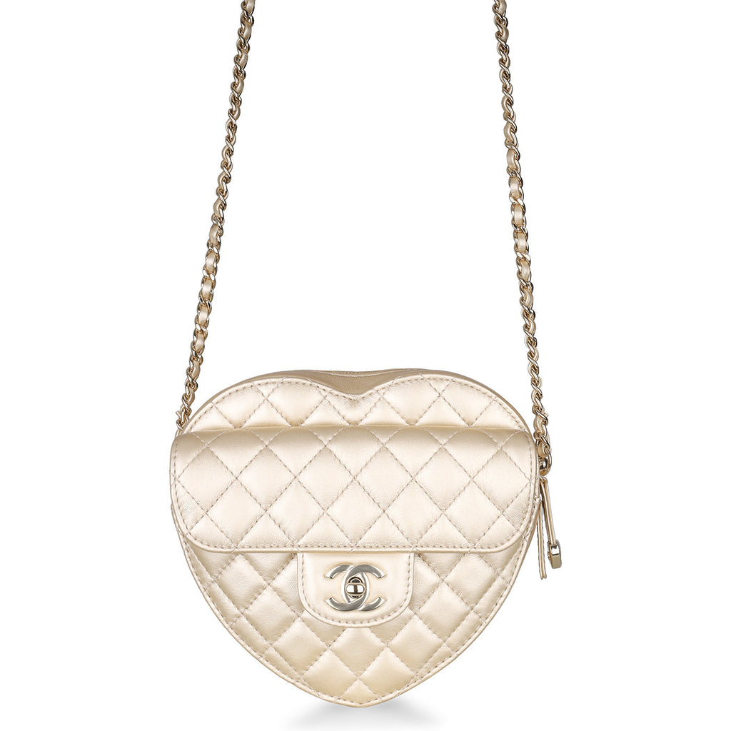 Chanel Heart Bag - Champagne
