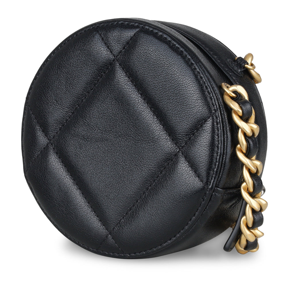 Chanel 19 Round Clutch with Chain