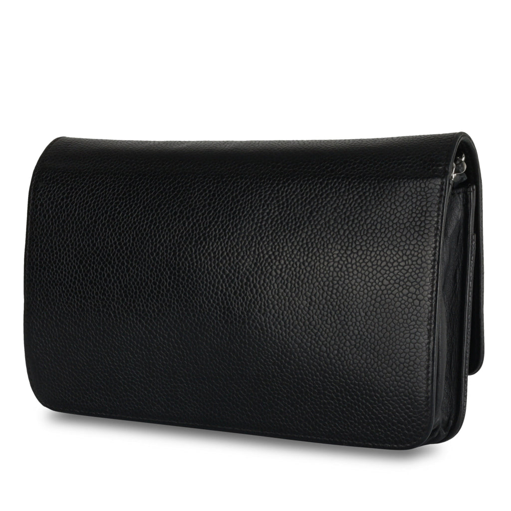 Chanel CC Wallet on Chain - Black