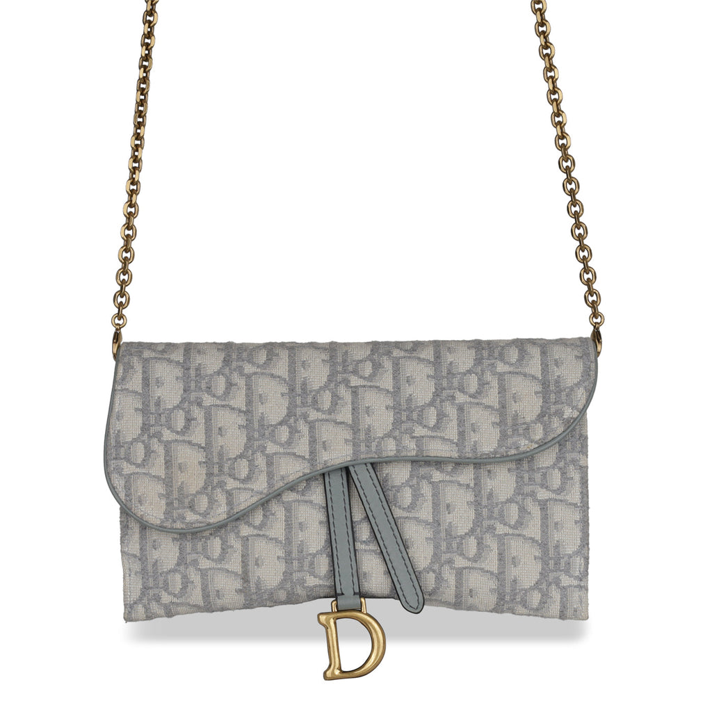 Christian Dior Saddle Wallet On Chain