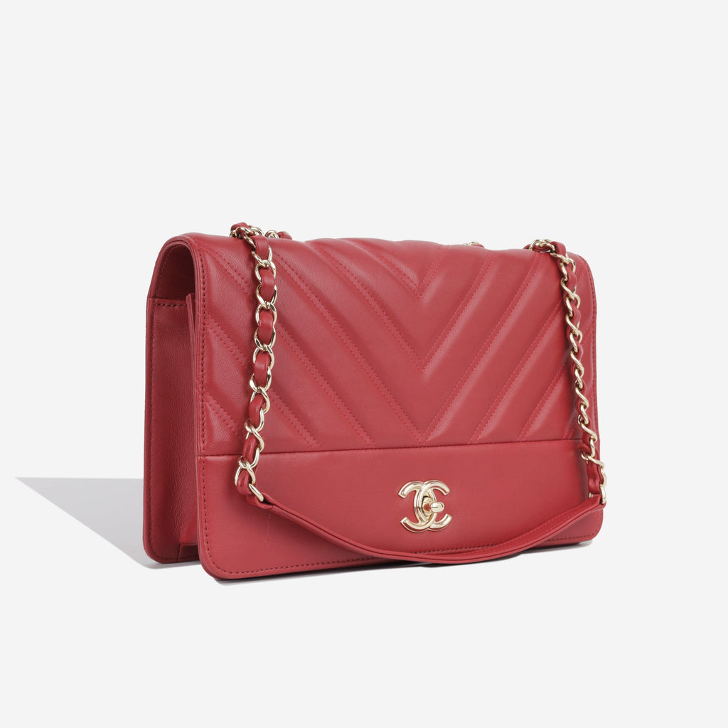Chanel Chevron Seasonal Full Flap Bag