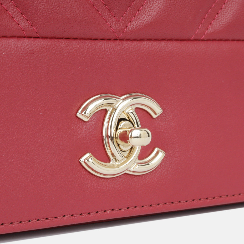 Chanel Chevron Seasonal Full Flap Bag