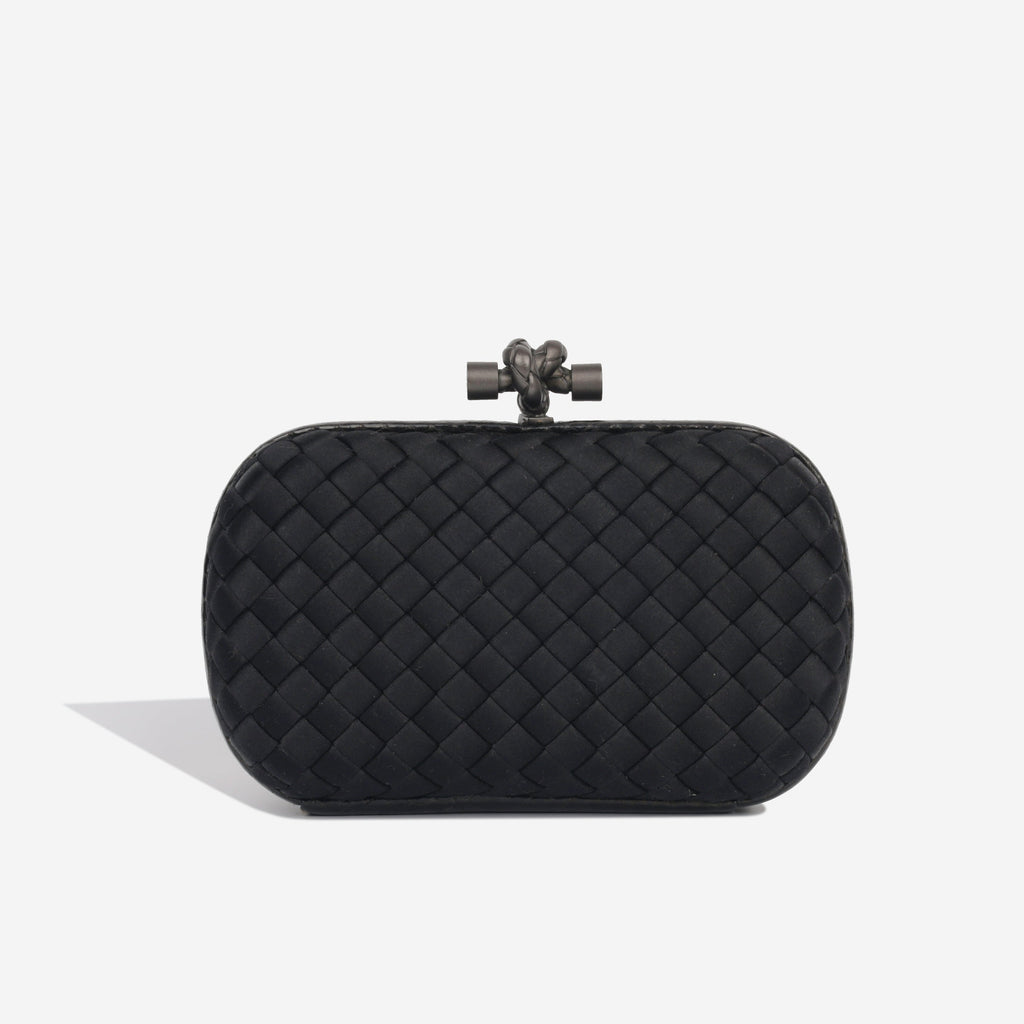 Bottega Veneta Intrecciato Knot Clutch