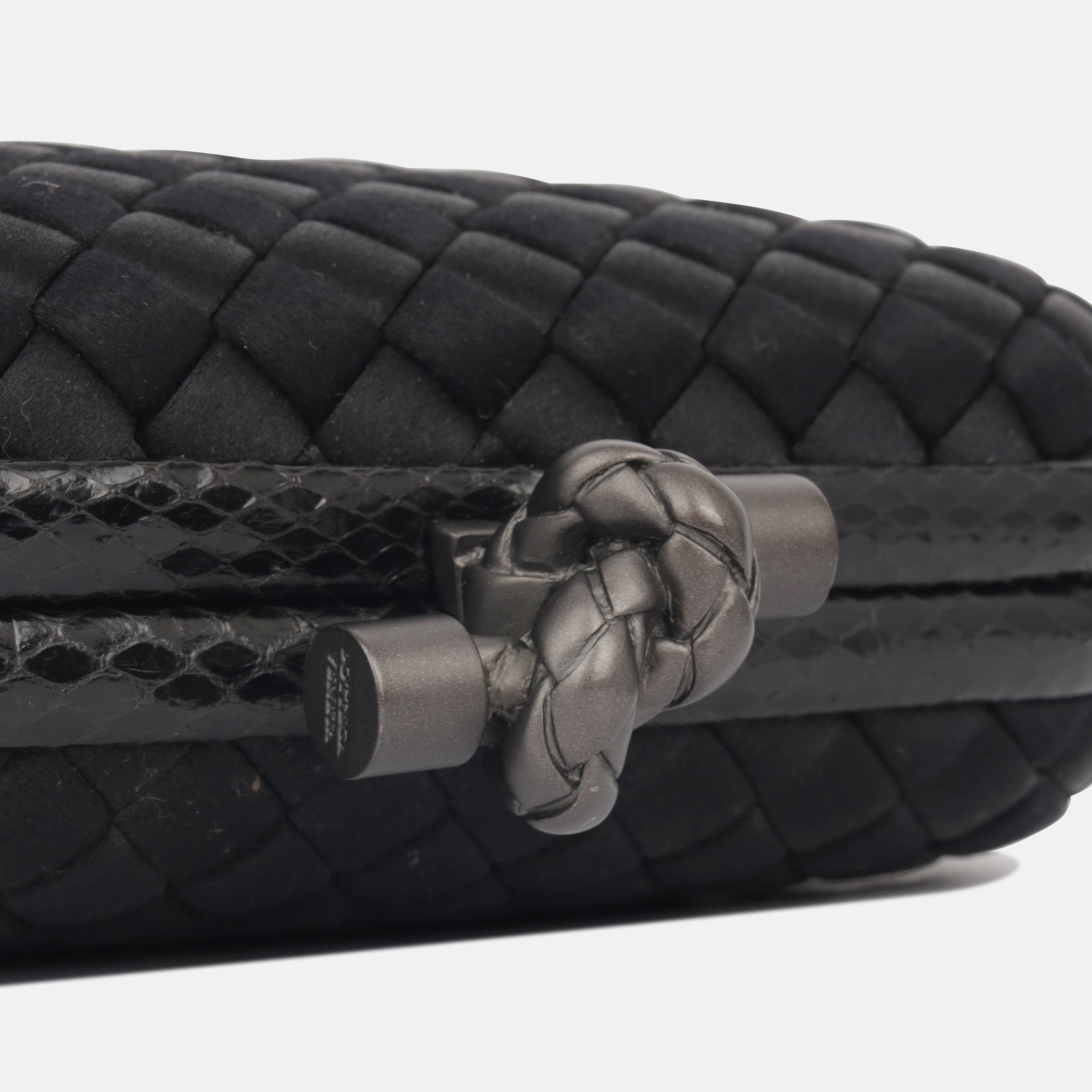 Bottega Veneta Intrecciato Knot Clutch