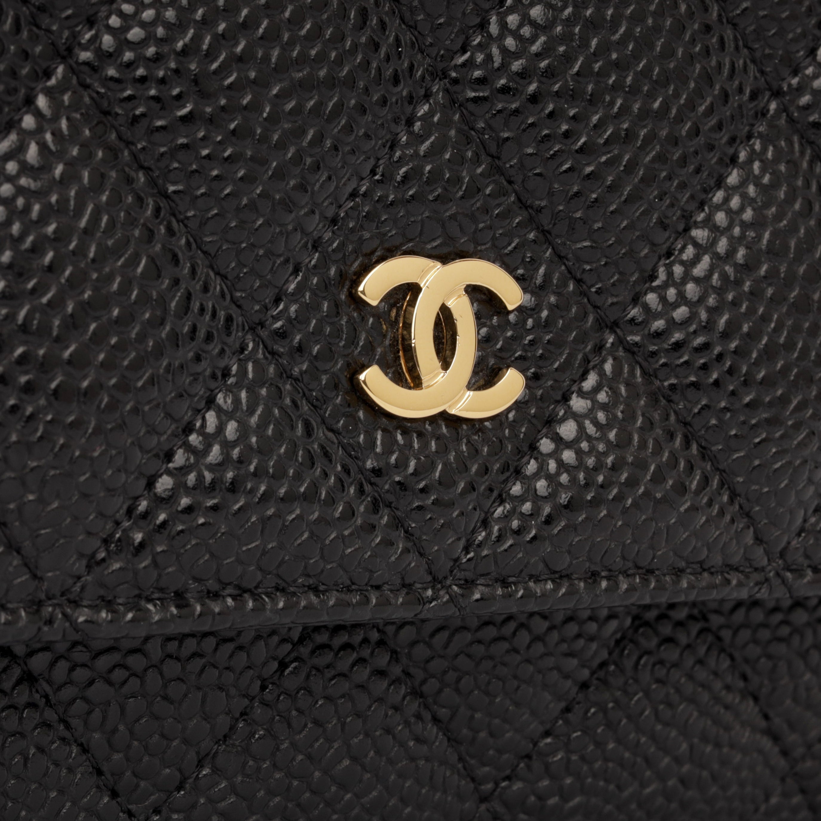 Chanel Classic Wallet-On-Chain - Caviar