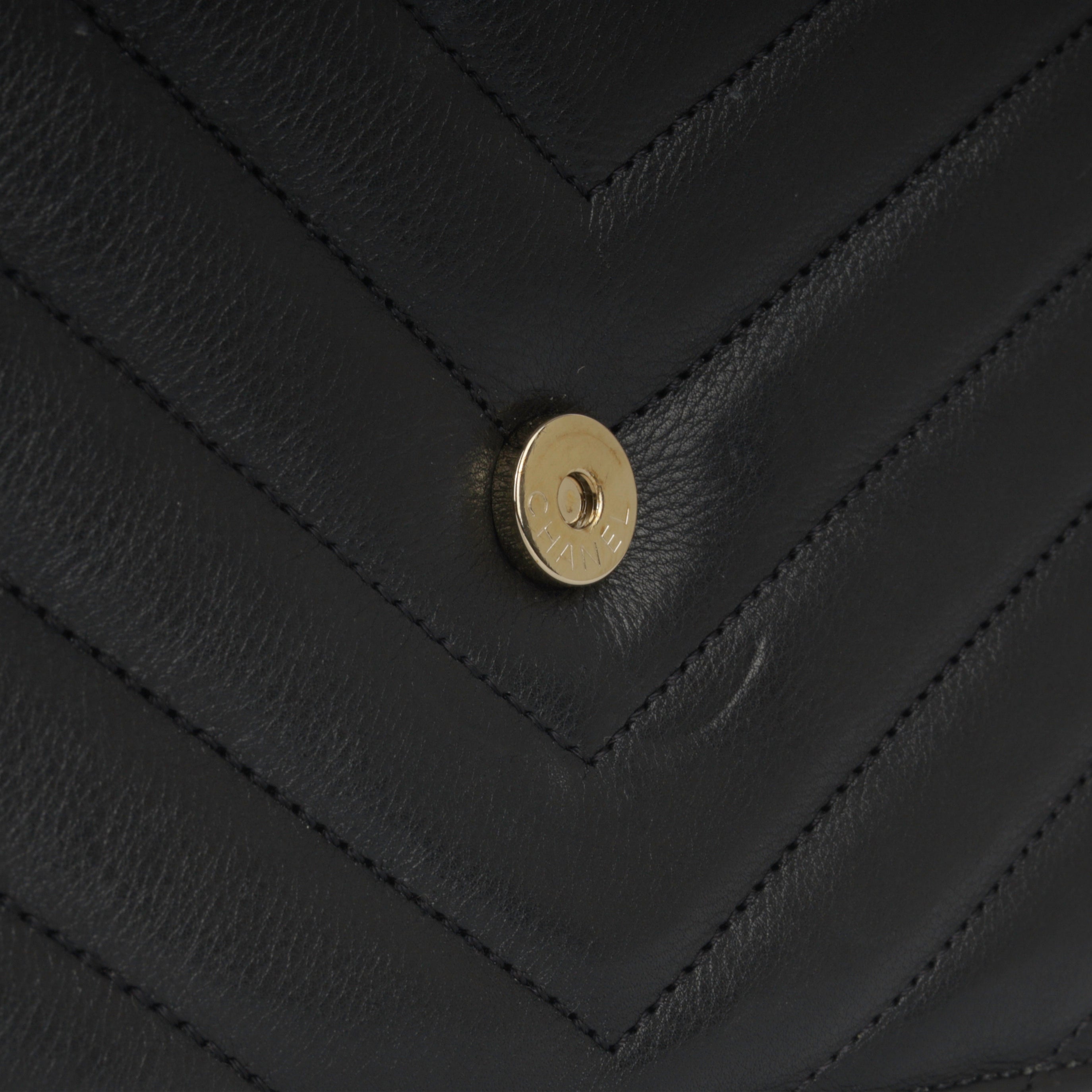 Chanel Chevron Envelope Flap Bag
