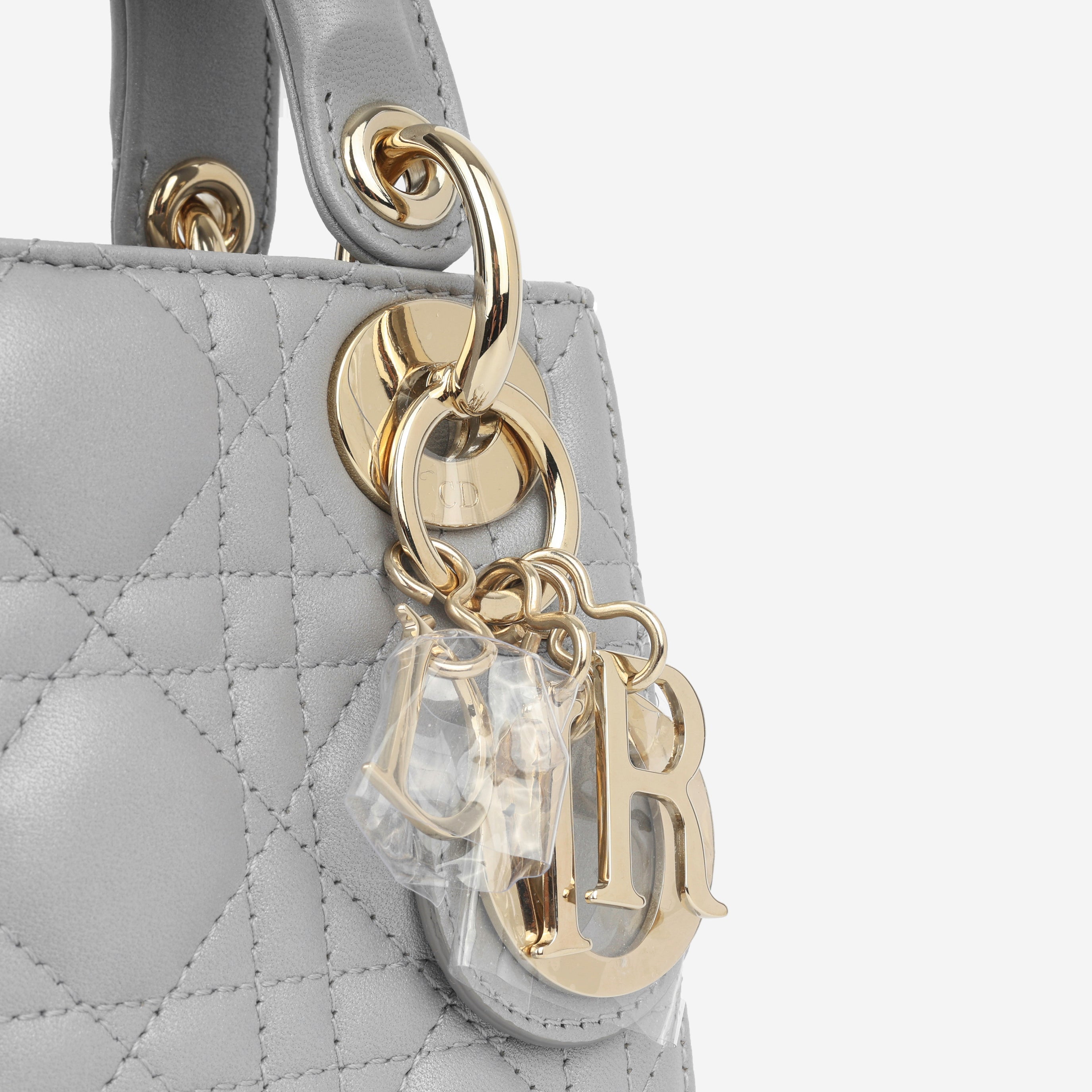 Christian Dior Mini Lady Dior - Opaline