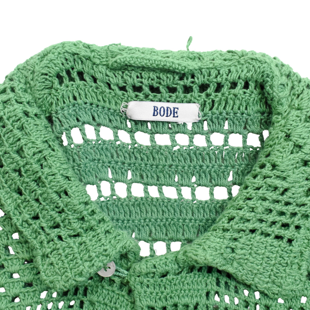 Bode 'Tablecloth' Crochet Overshirt - Men's M/L