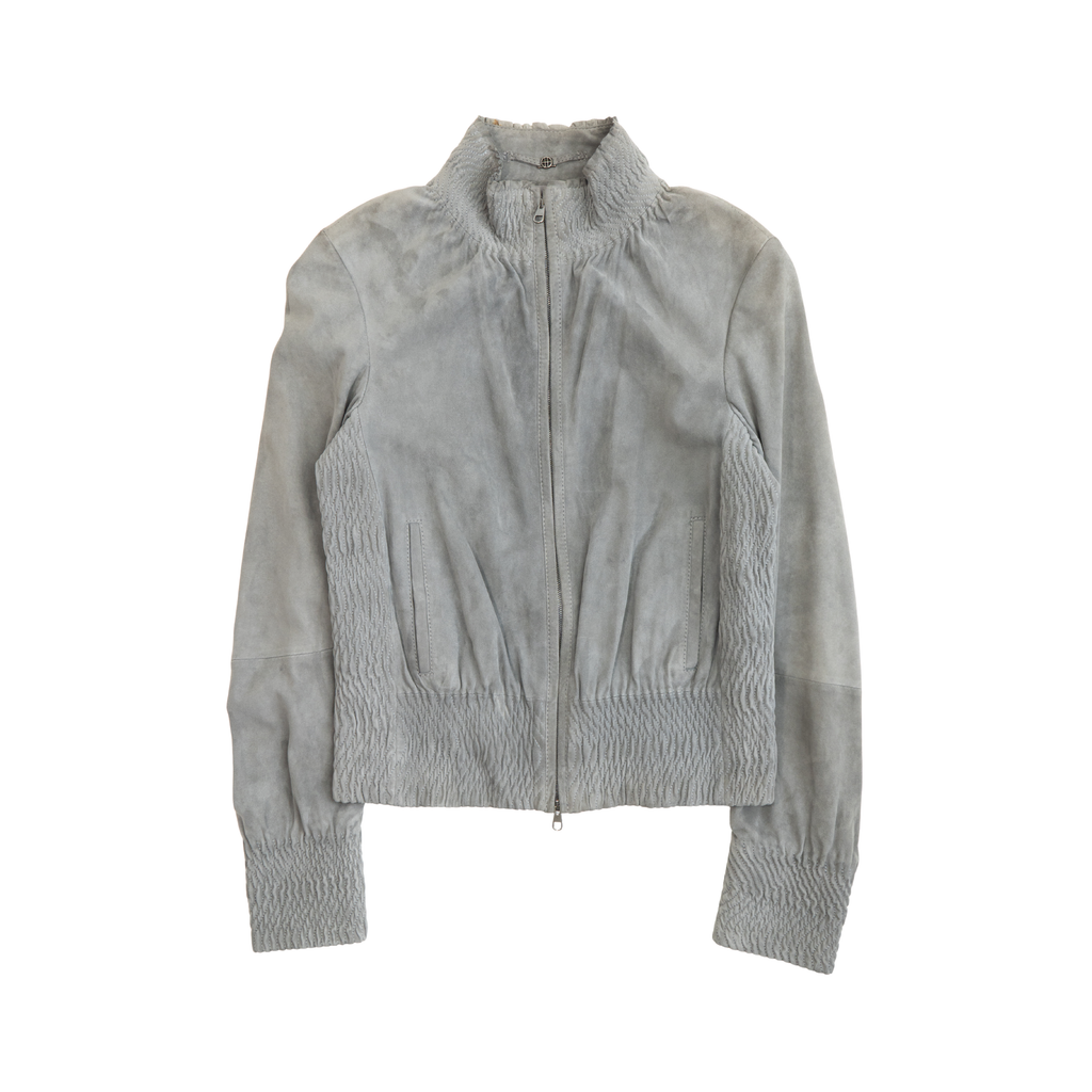 Boss Suede Ruched Jacket - Women's 6