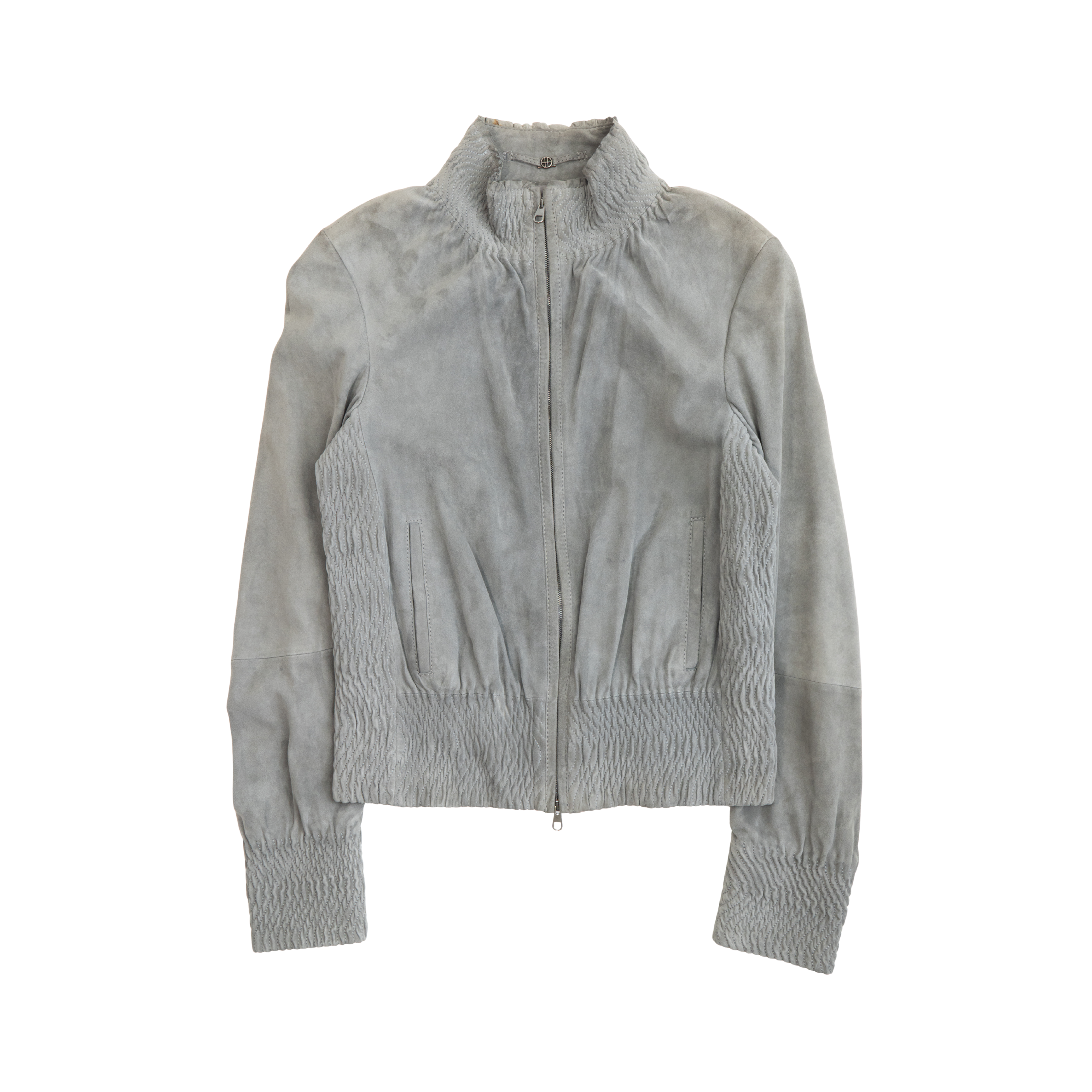 Boss Suede Ruched Jacket - Women's 6