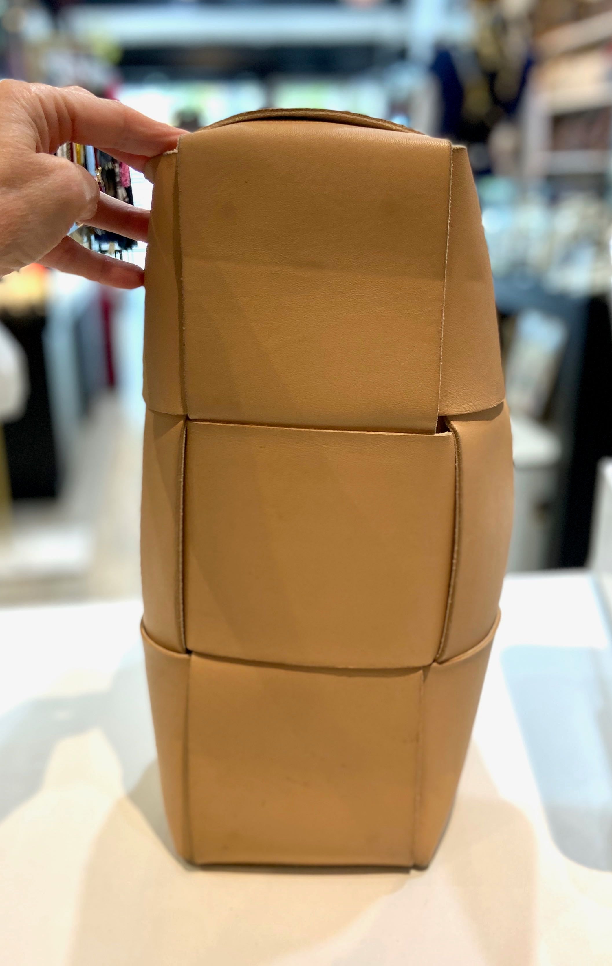 BOTTEGA VENETA MEDIUM ACRO TOTE BAG