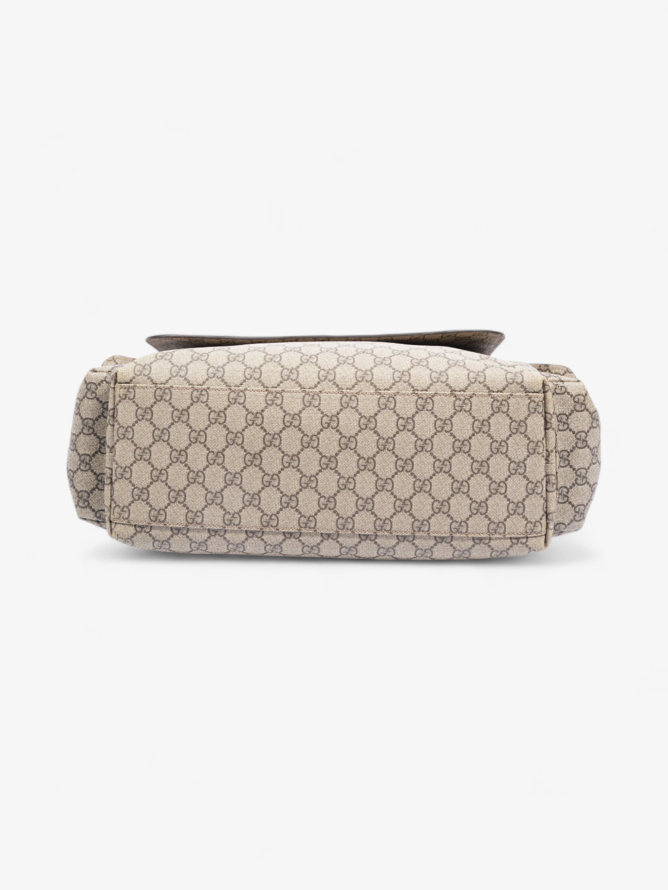 Gucci Baby Changing Bag Beige And Ebony GG Supreme Coated Canvas