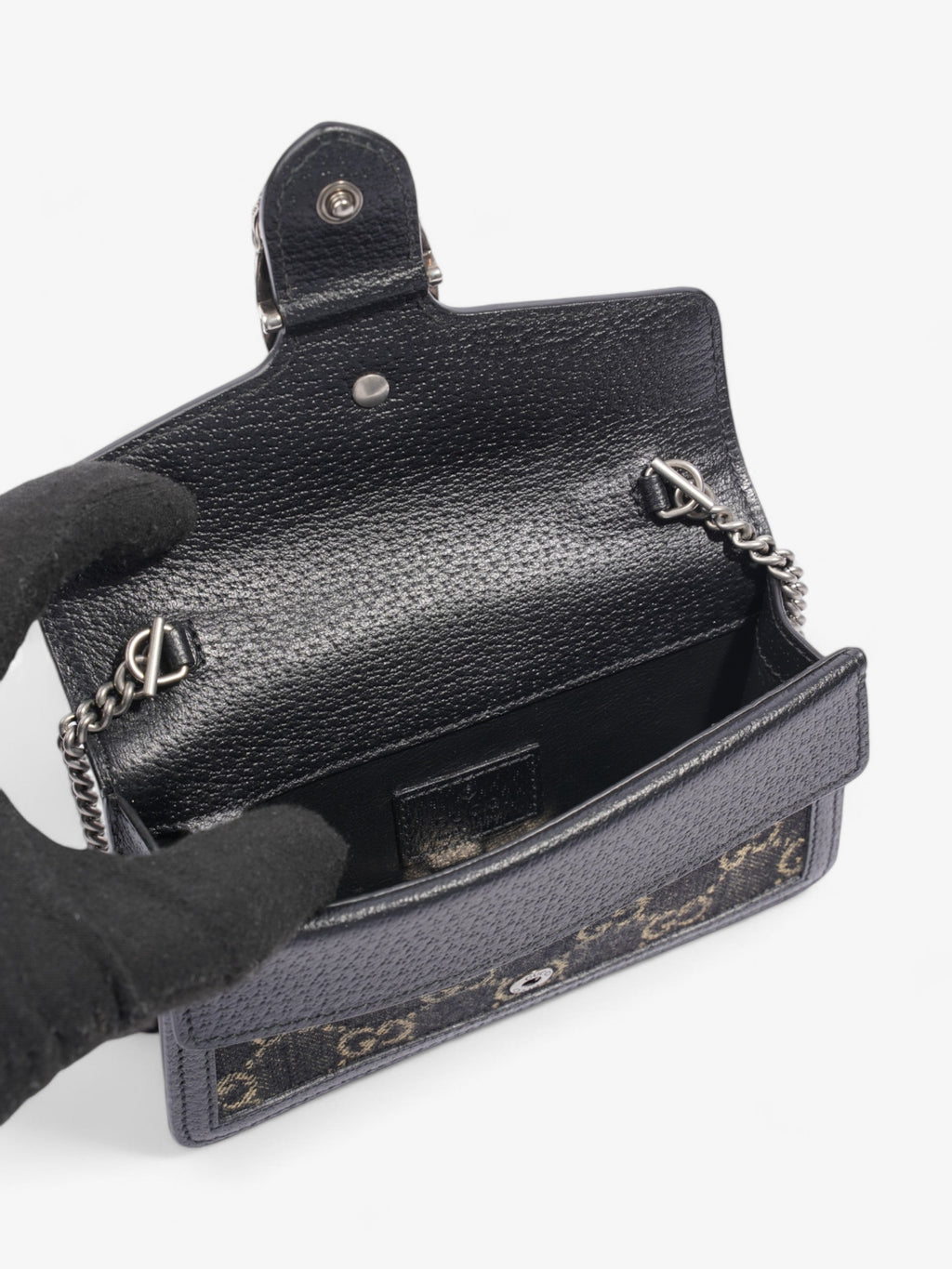 Gucci Dionysus Black / GG Supreme Denim Super Mini