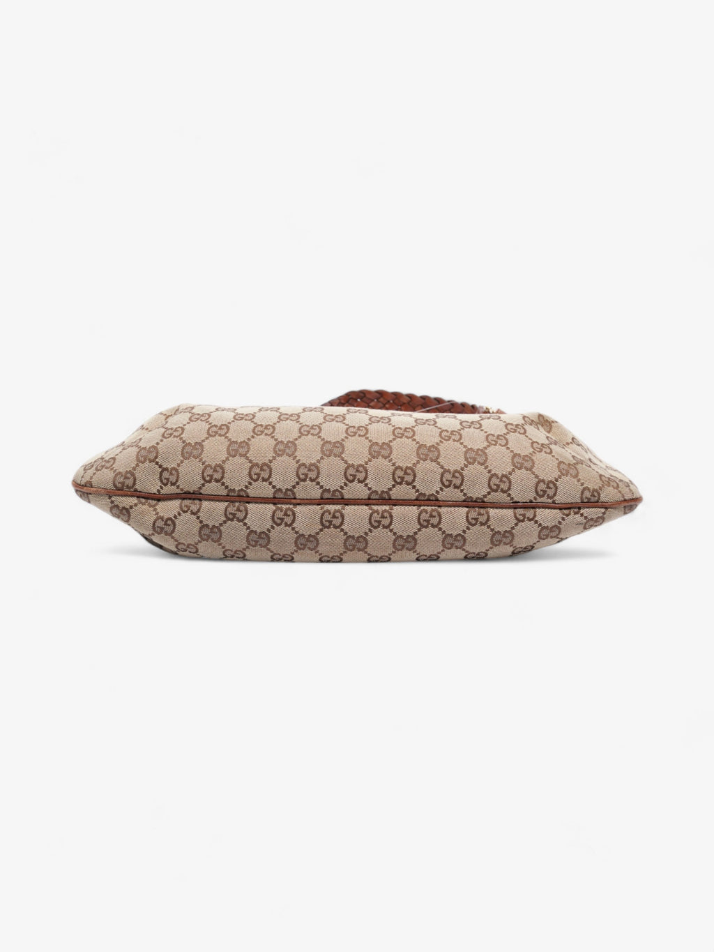 Gucci Horsebit Flap Beige And Ebony GG Supreme / Brown Canvas