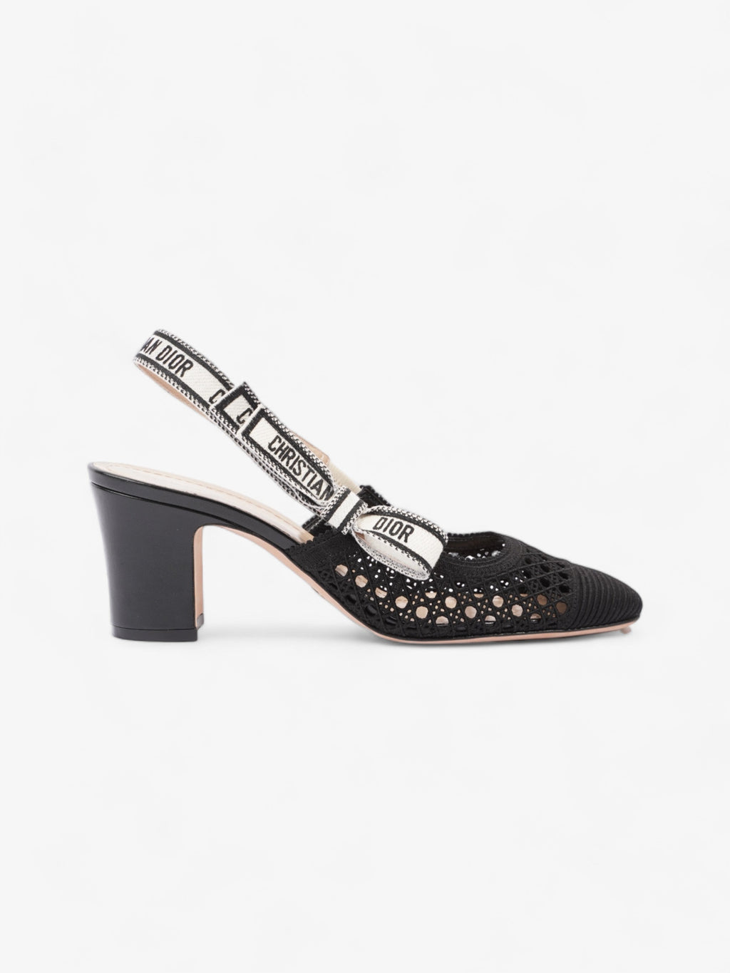 Christian Dior D-Moi Slingback 55mm Black Lace EU 41 UK 8