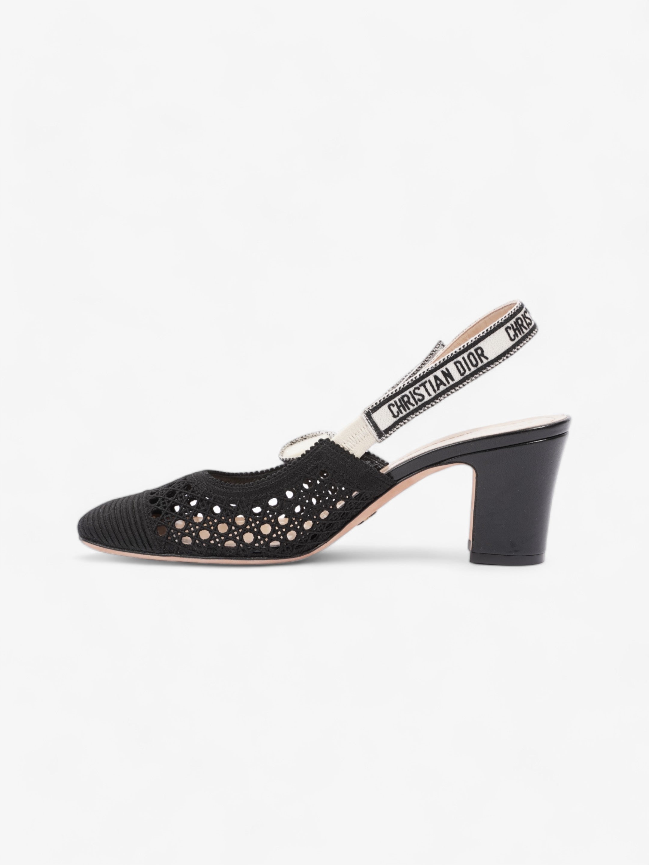 Christian Dior D-Moi Slingback 55mm Black Lace EU 41 UK 8