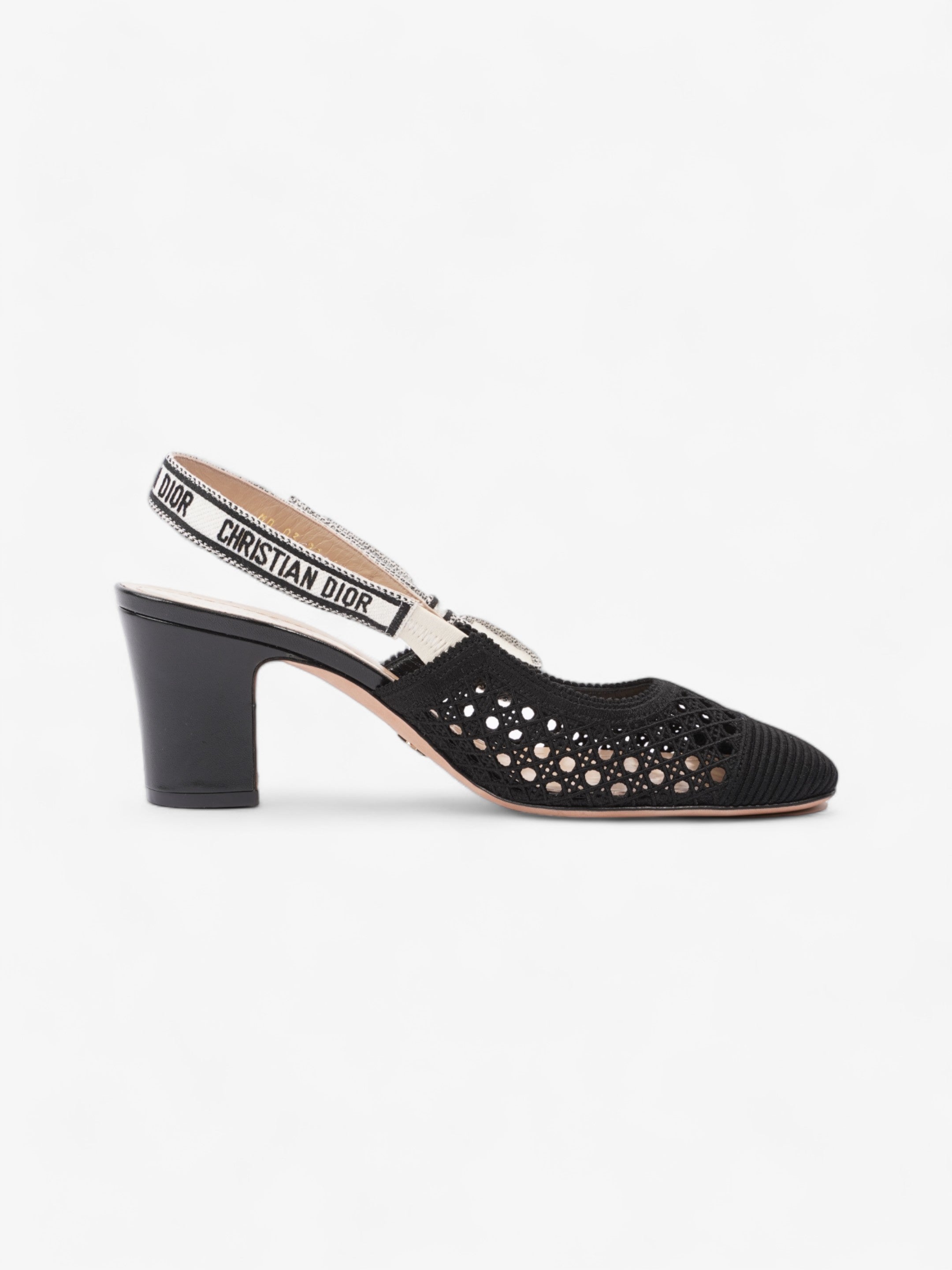Christian Dior D-Moi Slingback 55mm Black Lace EU 41 UK 8
